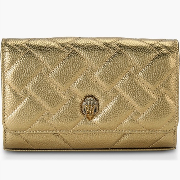 Kurt Geiger Handbags - Kurt Geiger London Mini Kensington Quilted Leather Wallet on a Chain